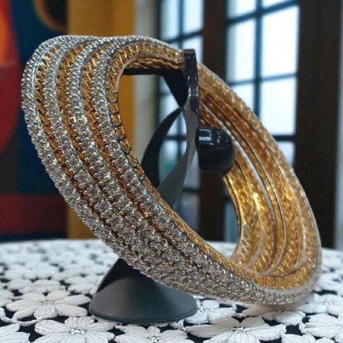AD Round Single Line Bangles