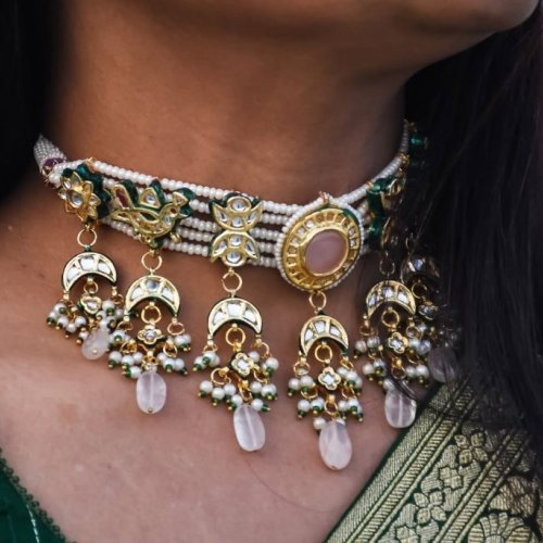 Bridal Jadau Set with Kundan &AMP; Pearls