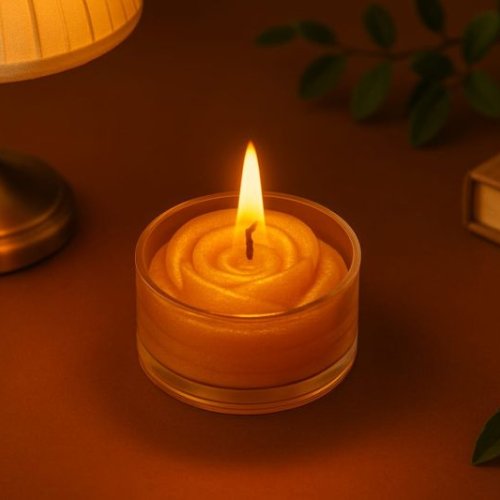 Royal Gold Golden Rose Soy Wax Scented Tealight Candle