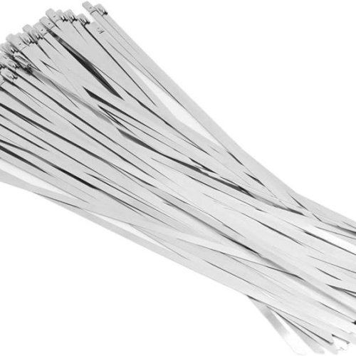 150×4.6mm Stainless Steel Uncoated Ball Lock Cable Tie