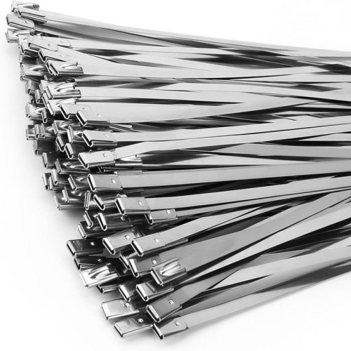 300×4.6mm Stainless Steel Uncoated Ball Lock Cable Tie