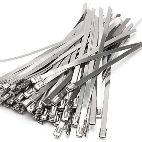 560×4.6mm Stainless Steel Uncoated Ball Lock Cable Tie