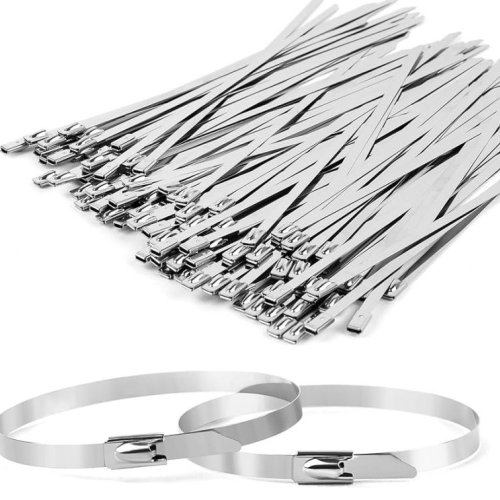 600&times;4.6mm Stainless Steel Uncoated Ball Lock Cable Tie