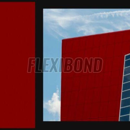 Bright Red Aluminum Composite Panel
