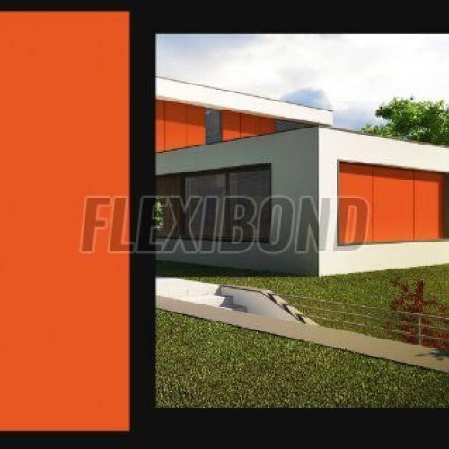 High Gloss Orange Aluminum Composite Panel