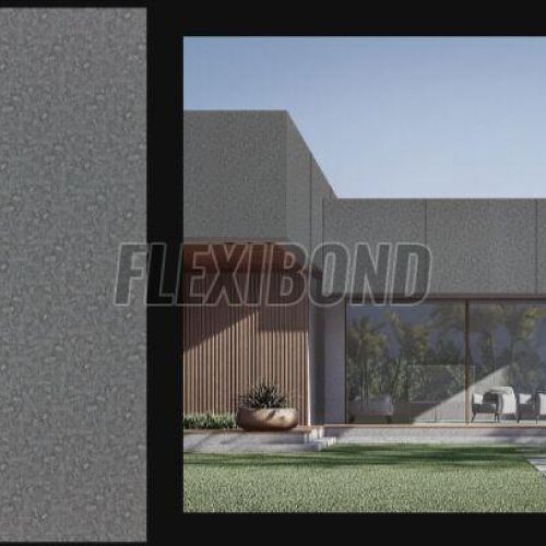 Lustrous Grey Metallic Aluminum Composite Panel