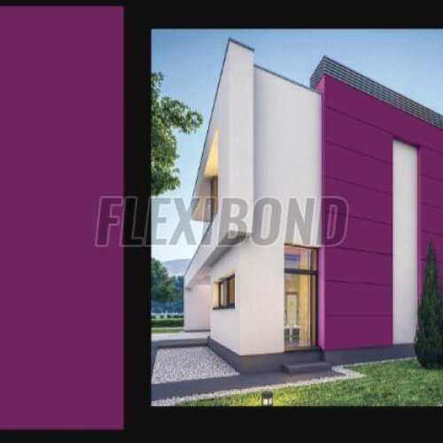 Purple Aluminum Composite Panel