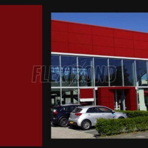 Signal Red Aluminum Composite Panel