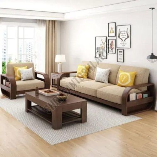 Stylish Mango Wood Sofa Set