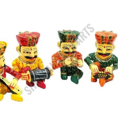 Wooden Rajasthani Musician Babla