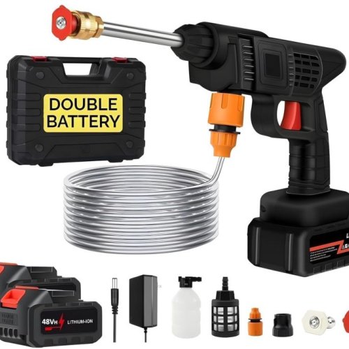 48v Cordless Portable Wireless Pressure Washer Gun