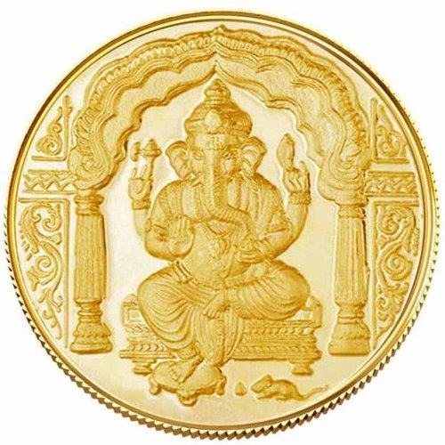 22K Ganesh Gold Coins