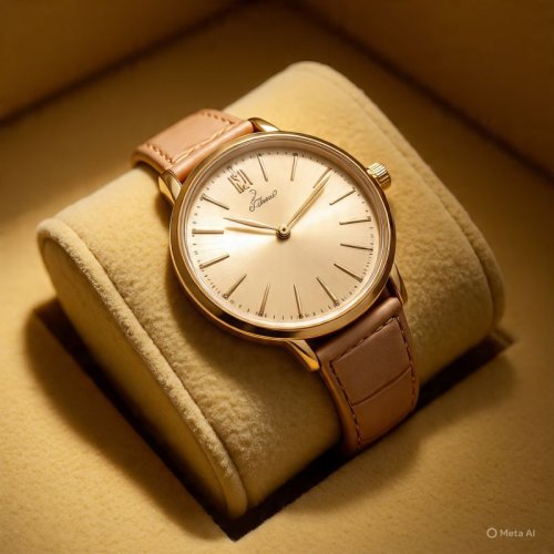 Ladies Gold Wrist Watch