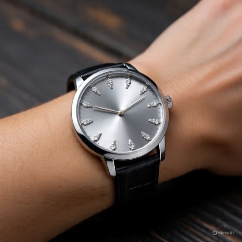 Men Diamond Wrist Watch