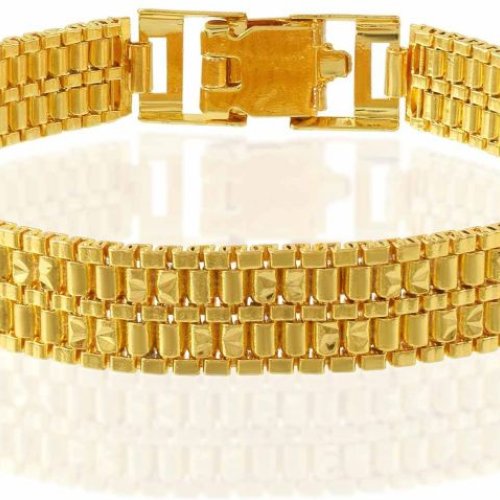Micron Gold Chain Bracelet