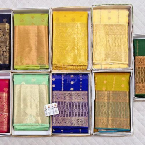 Weaving Bridal Soft Silk Sarees