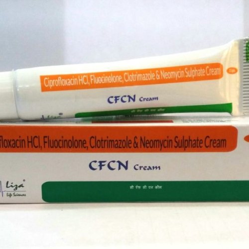 Ciprofloxacin HCL, Fluocinolone Acetonide, Clotrimazole & Neomycin Sulphate Cream