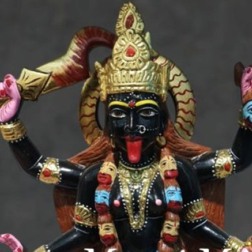 Marble Kali Mata Statue