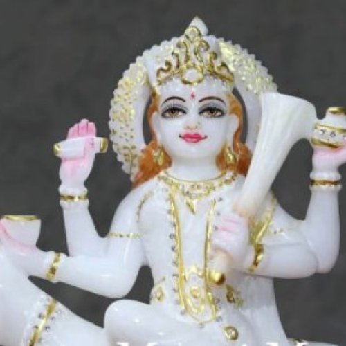 Marble Sheetla Mata Statue