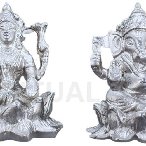 Parad Laxmi Ganesh Idol