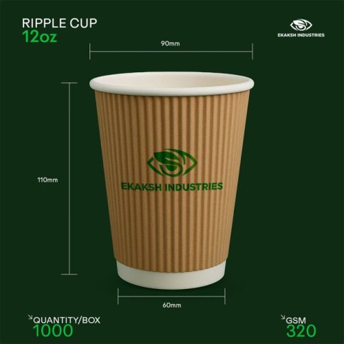 12 OZ Ripple Wall Paper Cup