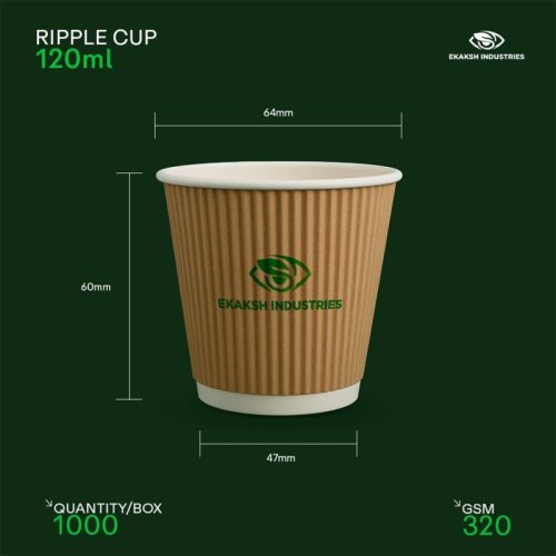 120ml Ripple Wall Paper Cup