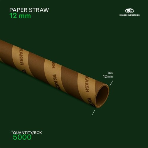 12mm Printed Paper Straw