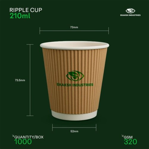 210ml Ripple Wall Paper Cup