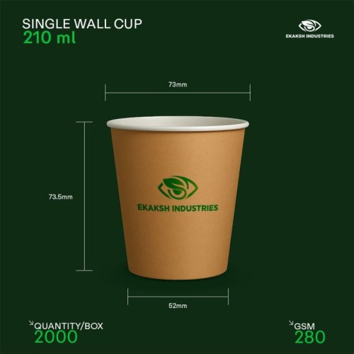 210ml Single Wall Paper Cup