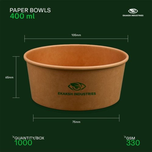400ml Printed Paper Bowl