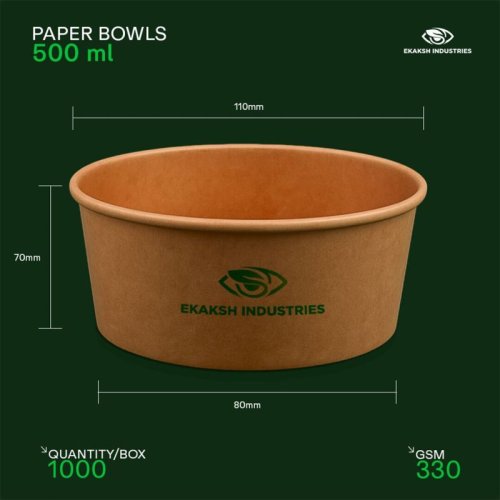 500ml Printed Paper Bowl