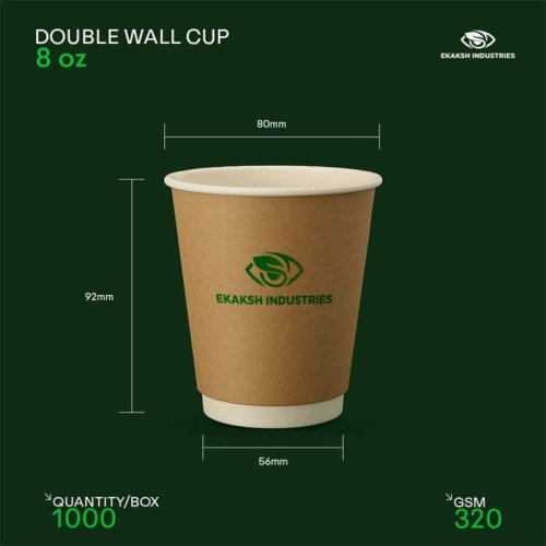 8 OZ Double Wall Paper Cup