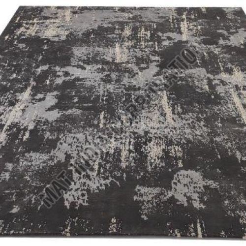 Designer Hand Knotted Woolen Silk Carpet