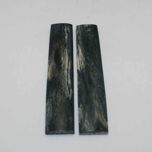 Black Buffalo Horn Scales for Knife Handles