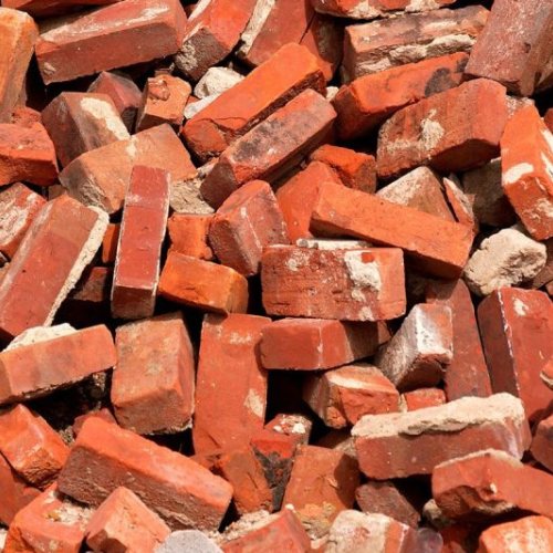 Rubbish Building Red Brick