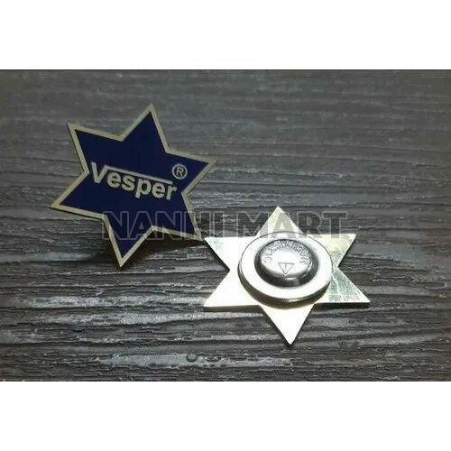 Brass Star Magnet Lapel Pin