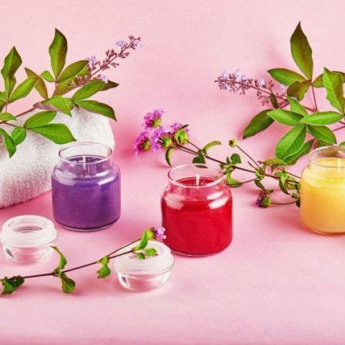 Scented Glass Jar Candles