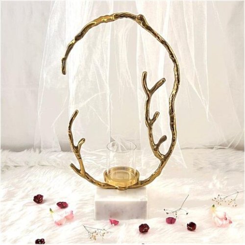 Abstract Antler Votive Candle Holder