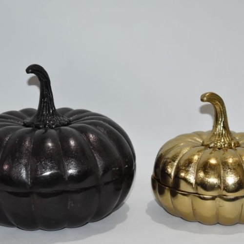 Decorative Pumpkin Jewelry Box Set OF 2 Pcs