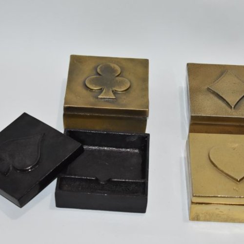 Playing Card Suit Themed Decorative Boxes Set OF 4 Pcs