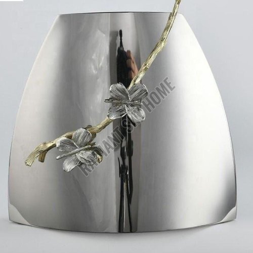 Polished Stainless Steel Flower Vase
