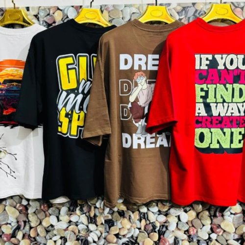 Mens Printed Oversized T Shirt