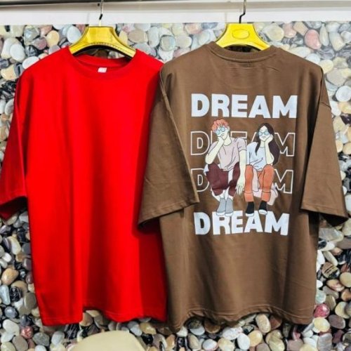 Mens Round Neck Oversized T Shirt