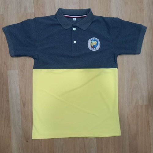Poly Cotton Collar Neck School Uniform T Shirt