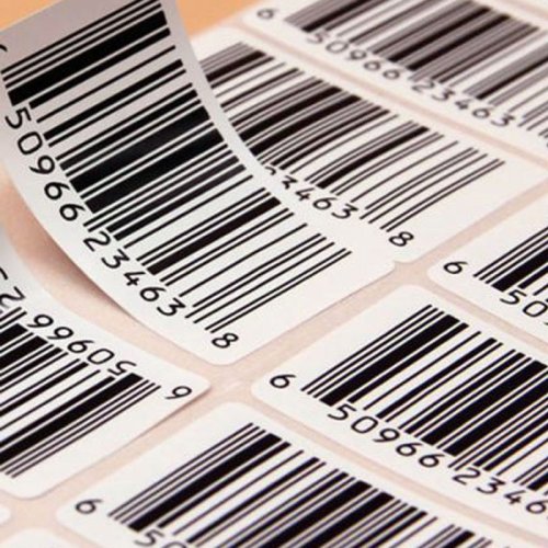 Printed Barcode Label Roll