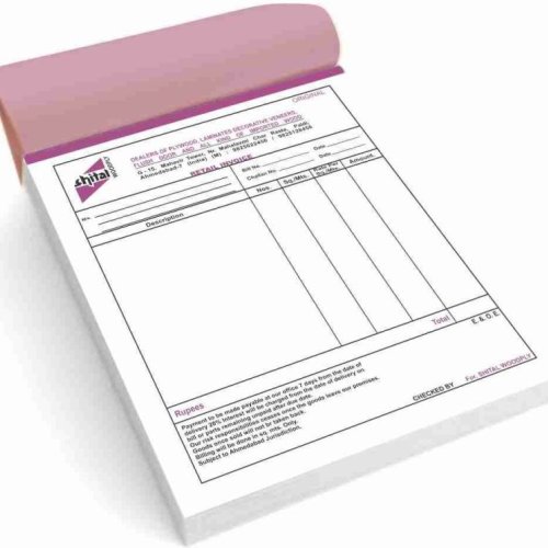 Bill Book Printing Services