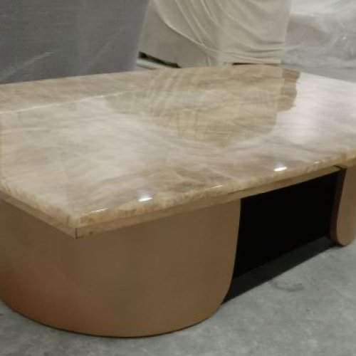Marble Top Rectangular Center Table