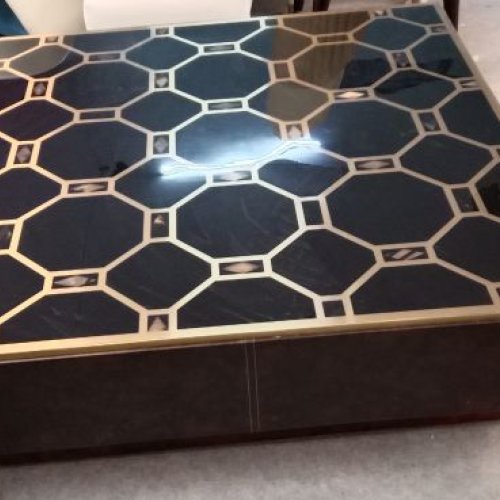 Stainless Steel Gold Decorative Center Table