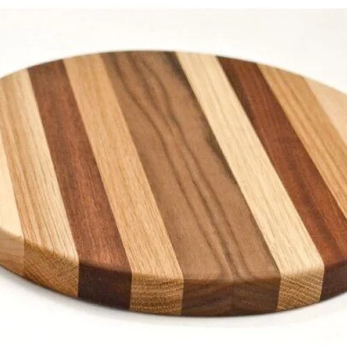 Round Wooden Coaster