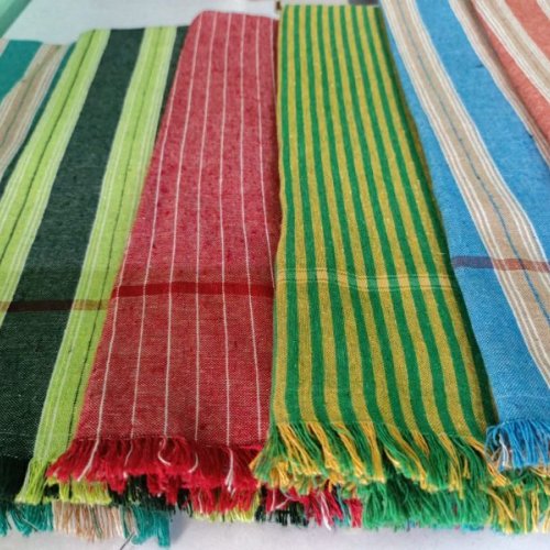 Checked Cotton Towel